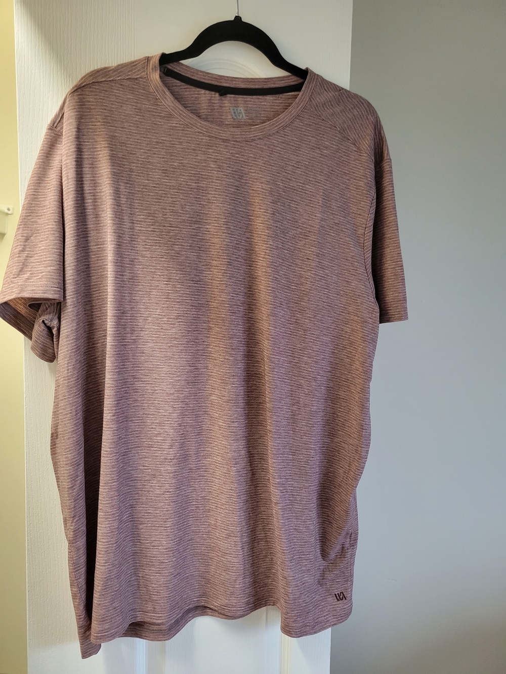 VRST Men's Heathered Dusty Mauve Crew Tee